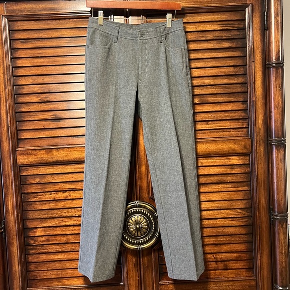 Fendi Classic Gray Vintage Y2K Straight Leg Pants. Size 29 Excellent Condition! - Picture 1 of 12